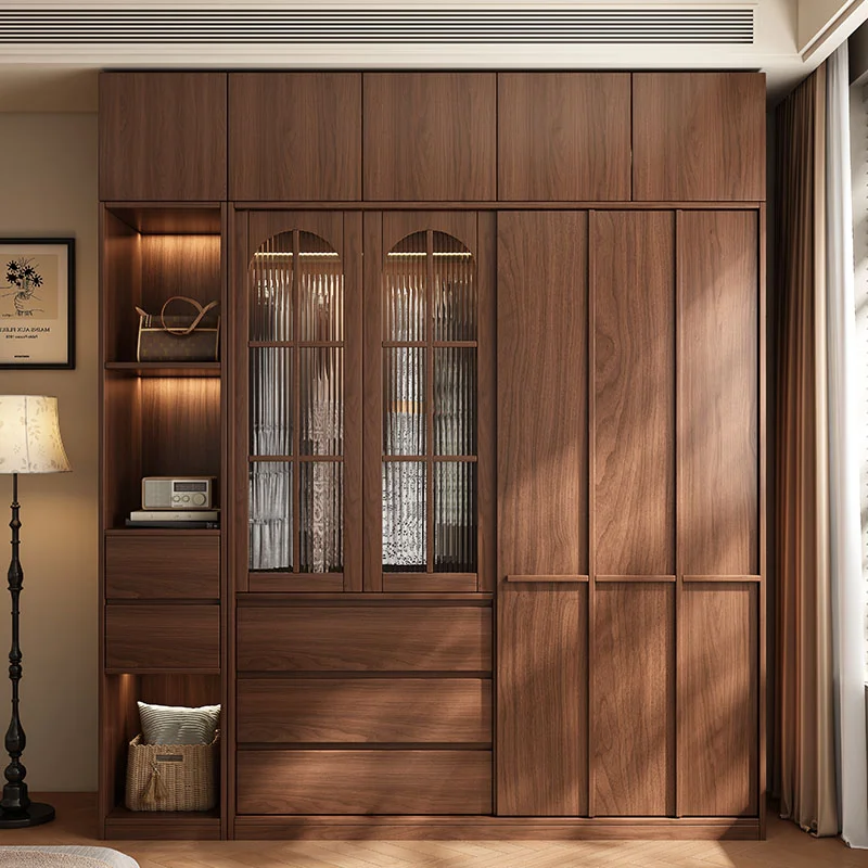 Transparent Large Wardrobes Customized Glossy Organization Space Wardrobes Storage Cabinet Armoire Muebles Para Hogar Furniture