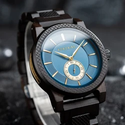 BOBOBIRD Wood Watch New Men's Watches Top Fashion Casual Clock Quartz Wristwatch Wedding Groomsman Watch Wood Box Gift