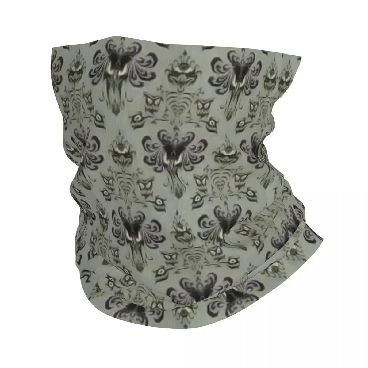 Custom Haunted Mansion Halloween Film Bandana Neck Gaiter UV Protection Face Scarf Cover Women Men Headwear Tube Balaclava