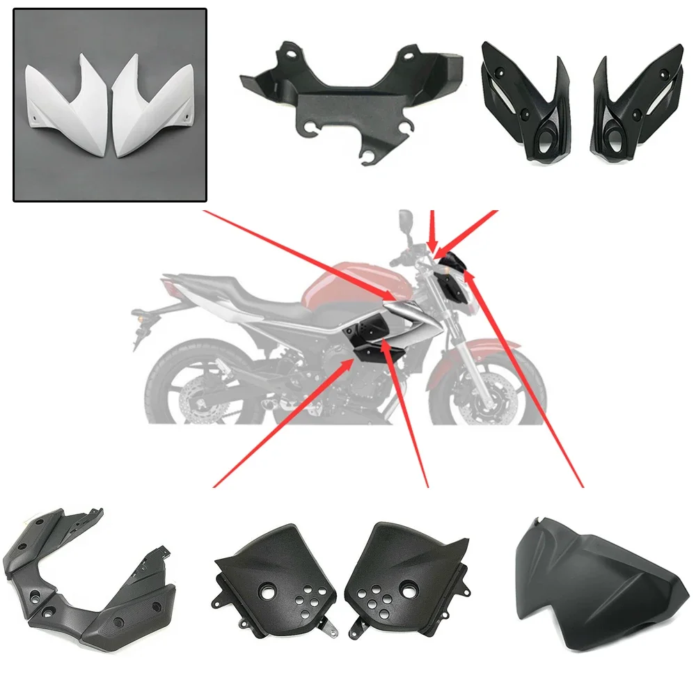 Unpainted 10PS Motorcycle Front Complete Bodywork Fairing Cowls For Yamaha XJ6 2009-2012 XJ 6 09 10 11 12