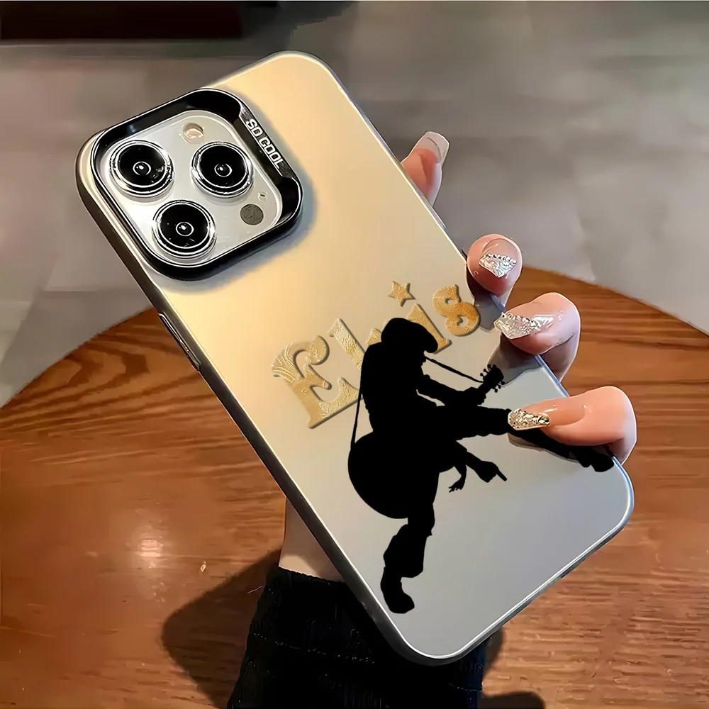 

Fashion E-Elvis Phone Case Fashion Case For IPhone 16 15 14 13 12 11 Mini Pro Max X XR XSMAX 8 7 Plus Anti Fall Matte Back Cover