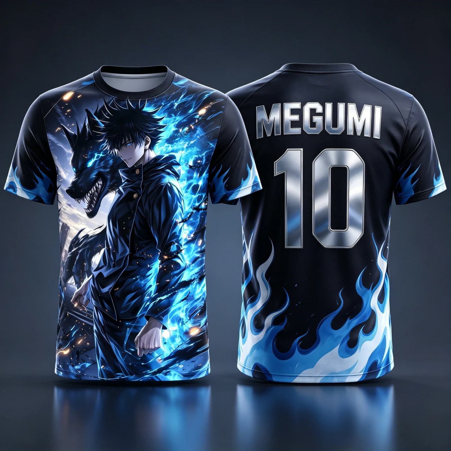 2026 Summer Jujutsu Kaisen Retro Cosplay T-shirt Men's 3D Printed Jiu Jitsu Short-sleeved Family Unisex Children's Sports Shirt