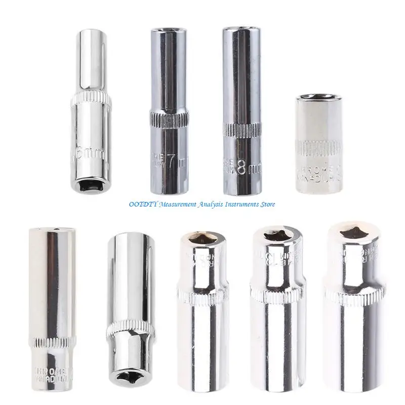 367D Compact Switch 1/4 Ratchets Extension Sleeve Bar Socket Converter Tool 6-14