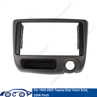 For Toyota Yaris Echo Vitz Platz 1999-2005(7Inch)Car Radio Fascias Android GPS MP5 Stereo Player 2Din Head Unit Panel Dash Frame