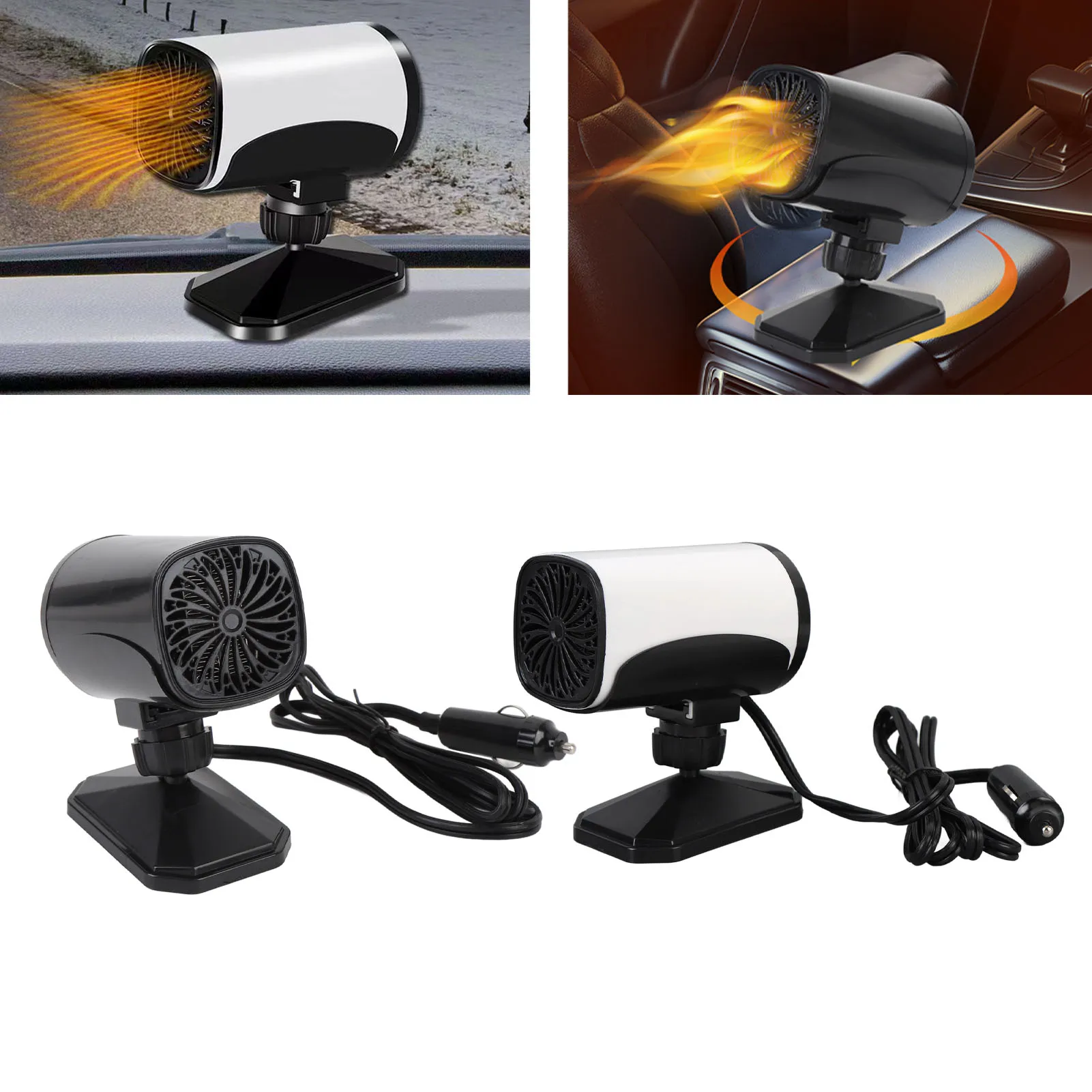 

1 шт. автомобильный обогреватель 2 в 1, охлаждение и обогрев, компактный обогреватель лобового стекла автомобиля, противозапотеватель 150 Вт