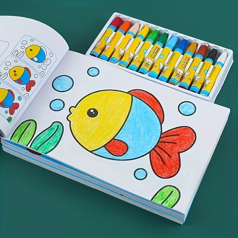 1Pc Animal Coloring Book Beginner Learning Doodle Painting Educational Art Activity Book Creativity Development Coloring Pages image 2