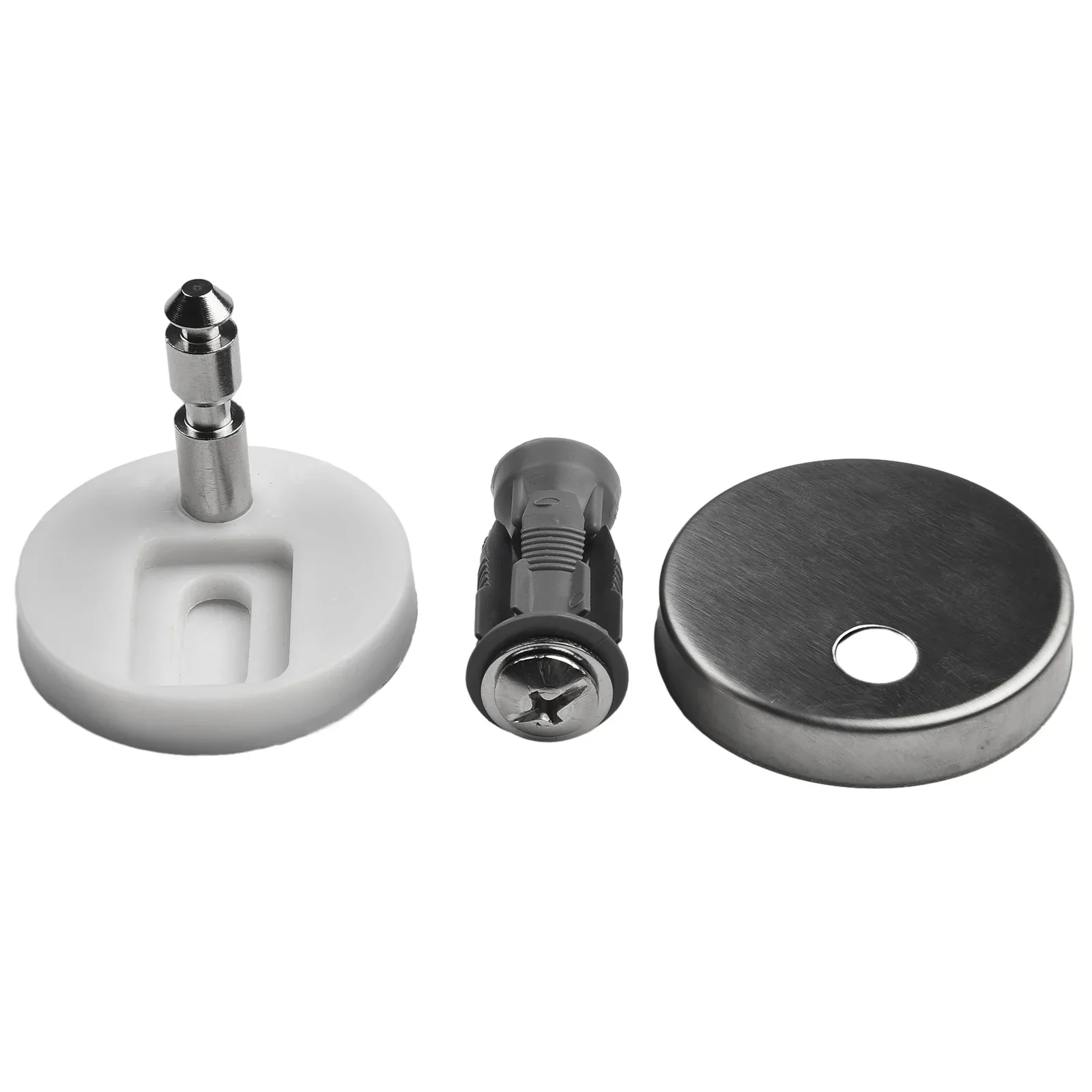 2 Pcs Stainless Steel Toilet Lid Tops Fixing Hinge Toilet Seat Hinges Soft Release Quick Release Replacement Parts