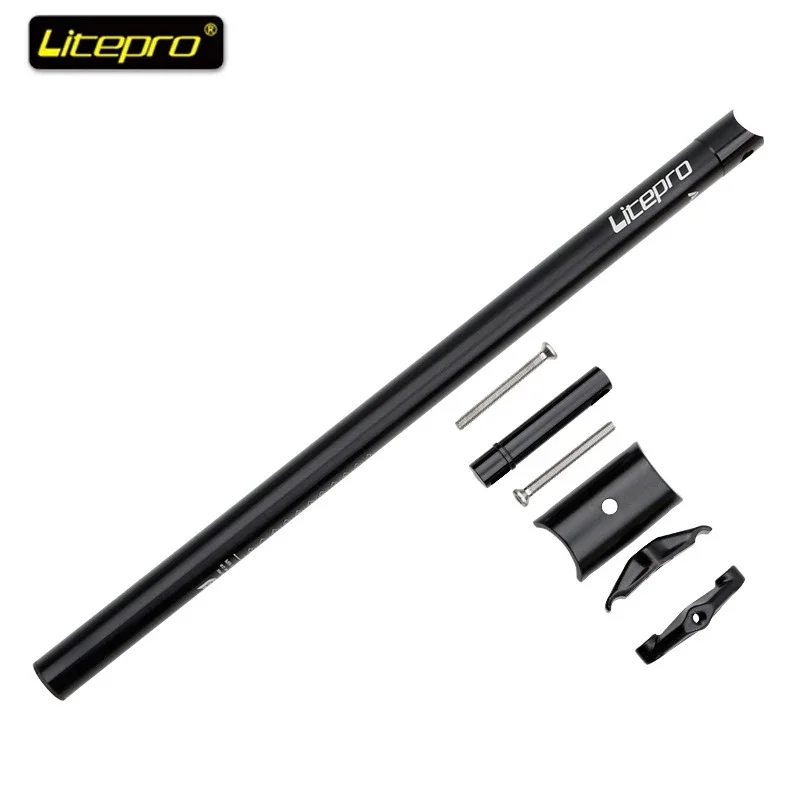 

Litepro Folding Bike Seat Post Aluminum alloy Ultra Light Seat-Tube 31.8*580mm Bicycle Parts