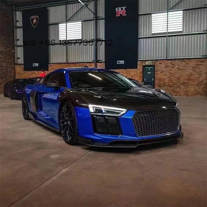 

Carbon Fiber 1016 Style Engine Hood New Au-di R8 2017 Car Bonnet