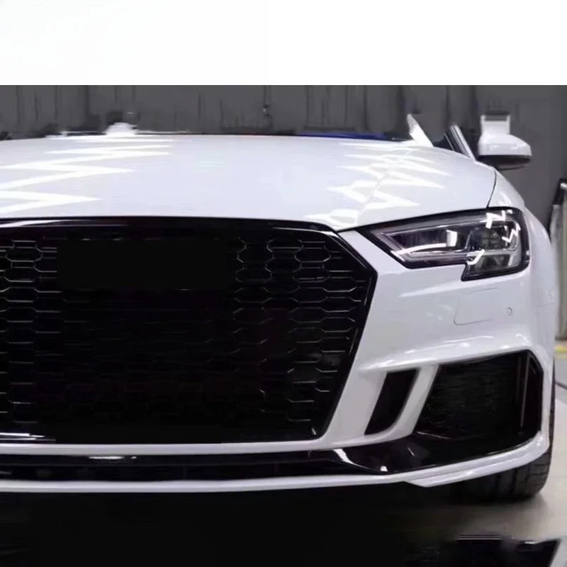 Perfect Fitment AD A3 Old to New 2013-2017 Year Car Body Kit With Front Bumper Grills Headlamp Tail Lights Side Skirts Rear Spo 5