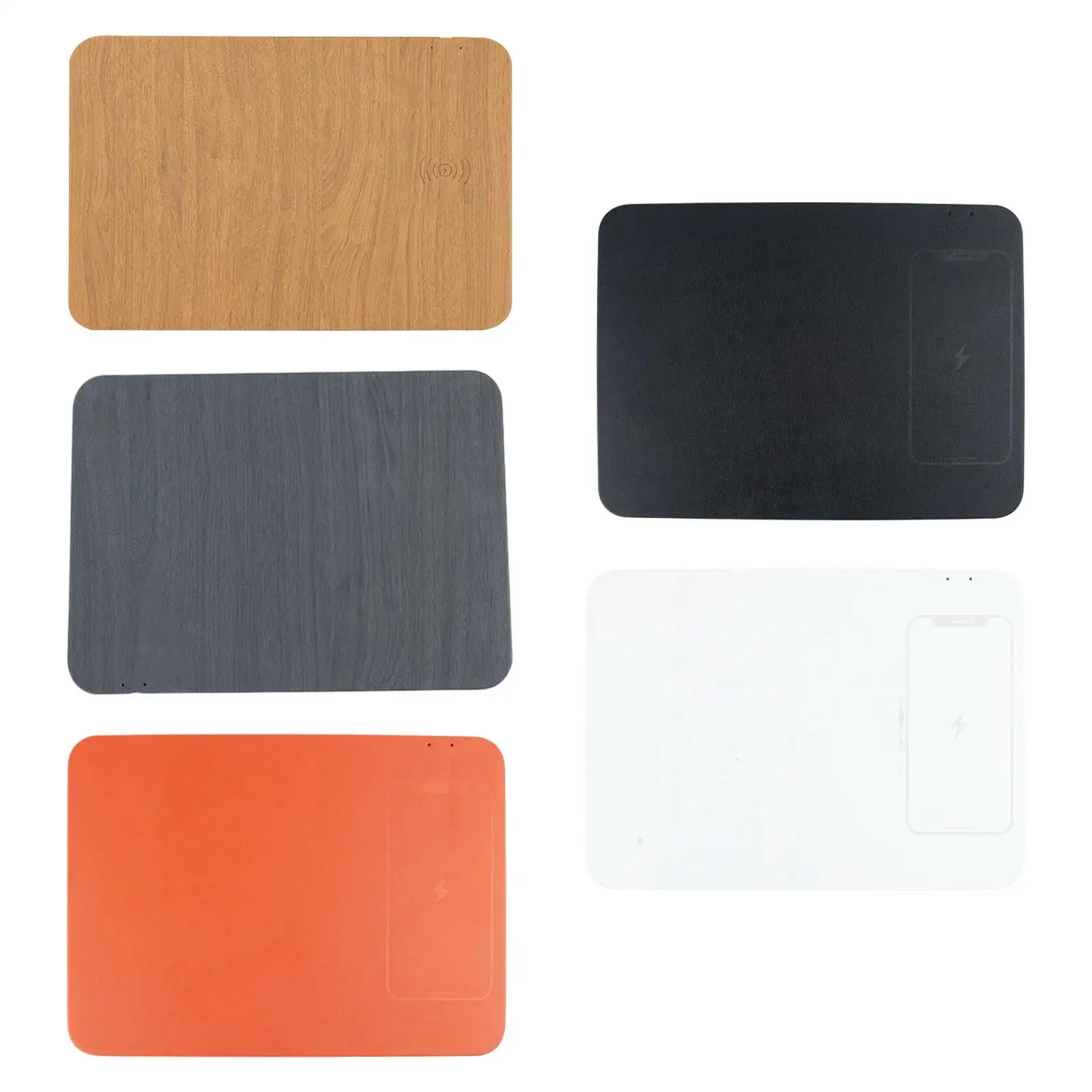 Mouse pad de carregamento sem fio, proteção contra curto-circuito, confortável, proteção contra sobretensão, compacto, versátil para mesa, esportes profissionais