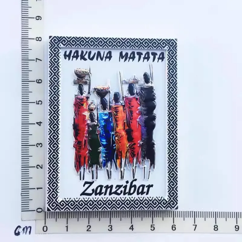 Tanzania special tourist souvenirs Refrigerator stickers magnets gifts Handicrafts home decor