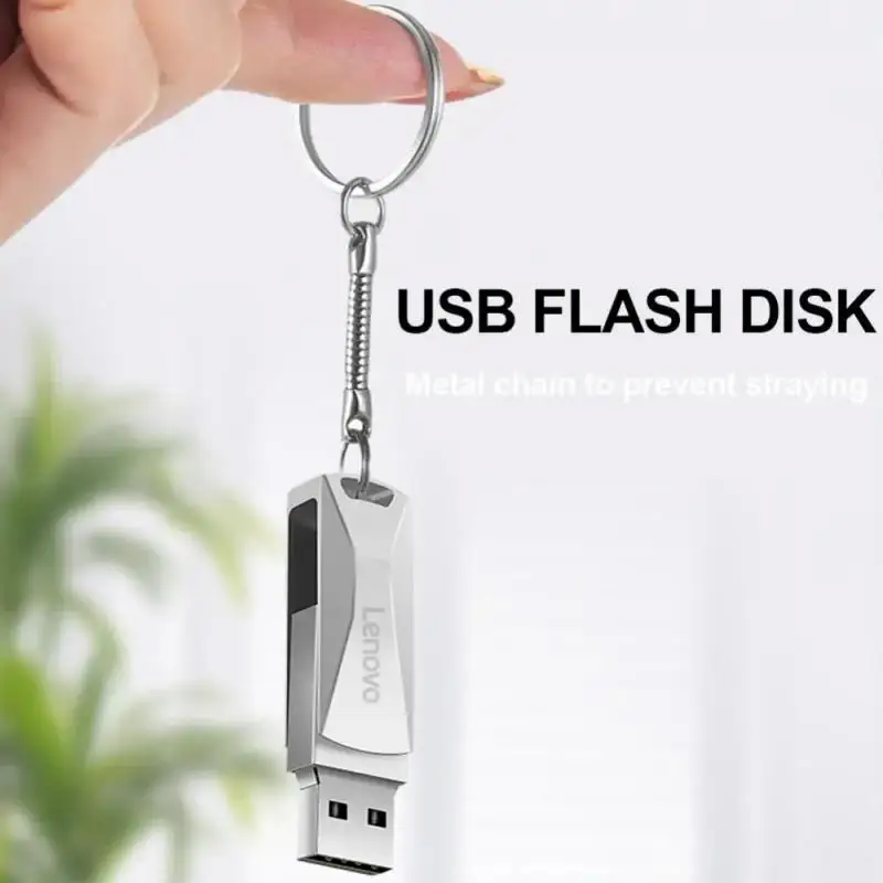 Lenovo USB 3.0 Flash Drive 2TB Metal High-Speed Pen Drive 64TB Waterproof OTG Usb PenDrive 128GB For Computer Storage Devices