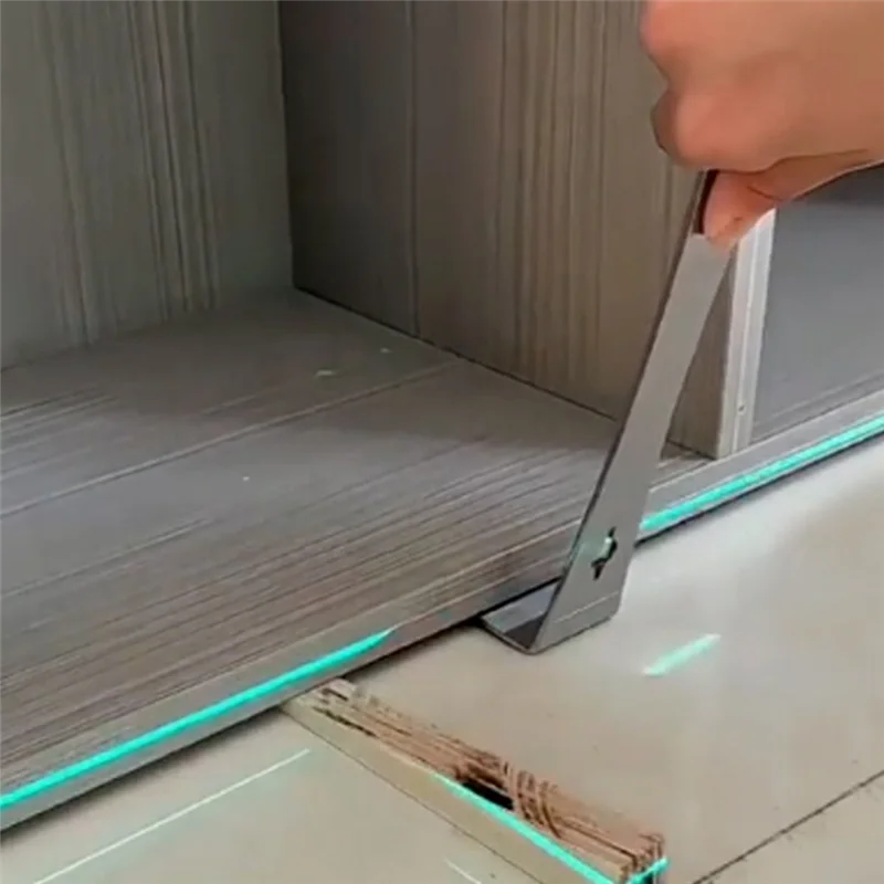 KB-2PCS قضيب رفع مكشطة مسمار مجتذب الفولاذ المقاوم للصدأ شقة المخل بزاوية حافة قضيب رفع لأداة السحب والكشط
