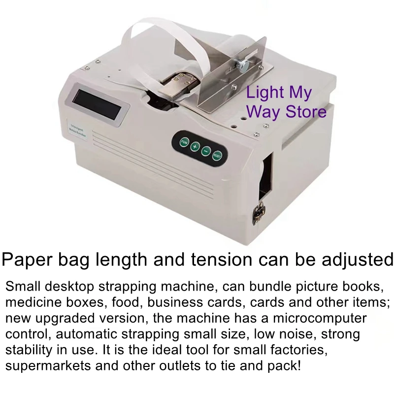 

Paper tape baler cross strapping machine automatic strapping machine banding machine strapping machine small banding machine