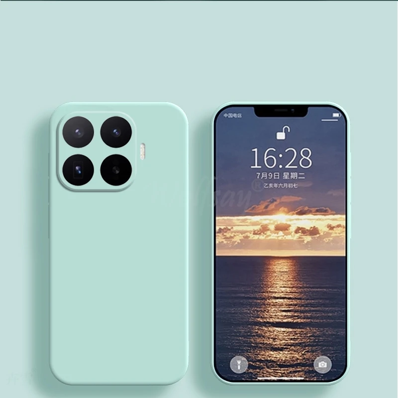 Für Xiaomi 17T Pro Hülle Flüssiges Silikon Einfache Gummiabdeckung Xiaomi 17T Pro Cover TPU Sturzsichere Schutzhülle Xiaomi 17T Pro Case