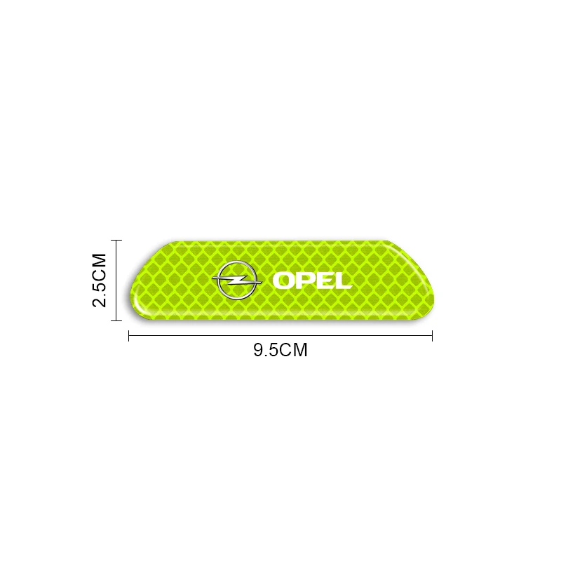 Car Door Reflective Sticker Night Warning Decal Grille For Opel Astra H G J Insignia Mokka Zafira Corsa Vectra C D Antara Monza