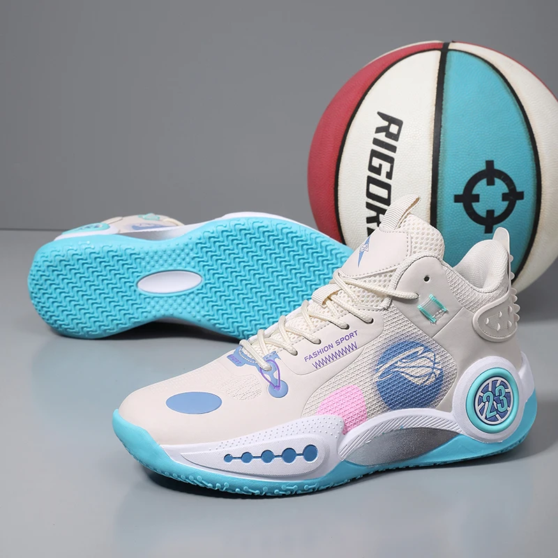High Quality Basketball Shoes Breathable Comfortable Sports Shoes for Men Women Training Athletes Casual Student Shoe zapatillas
