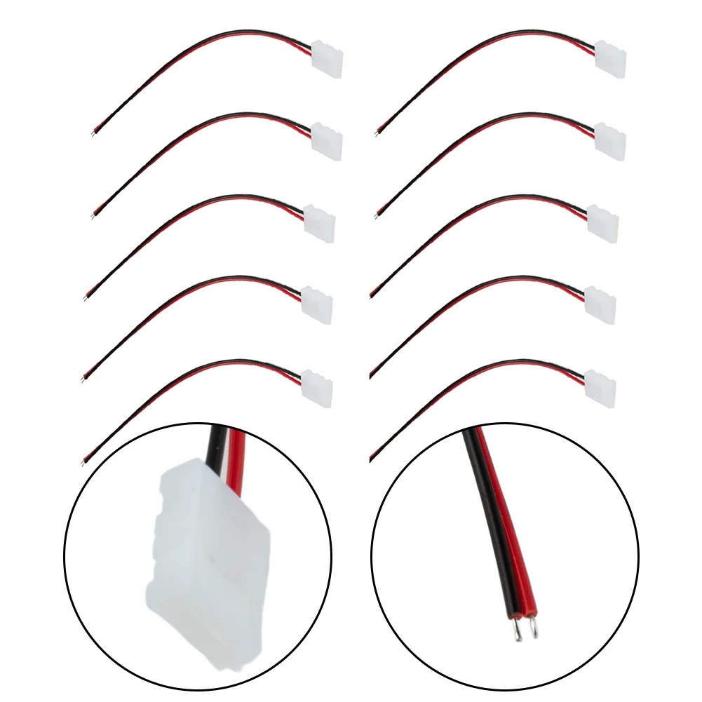 Accesorio de conector de Clip de junta para 8mm para lámparas, cabezal de iluminación, unión casera con cable 3528 2835, accesorios