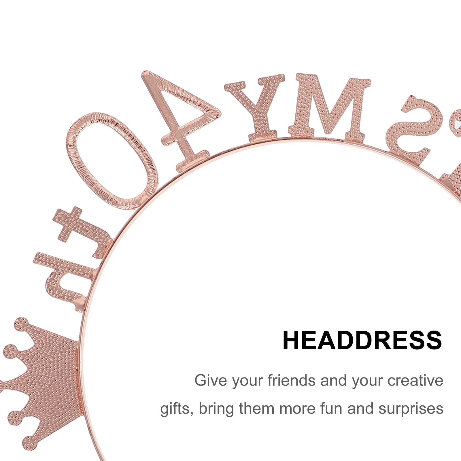 

1 шт. креативный головной убор на день рождения: повязка для волос в виде короны с дизайном в виде цифр из страз, аксессуары для вечеринок для женщин и девочек, праздничные украшения