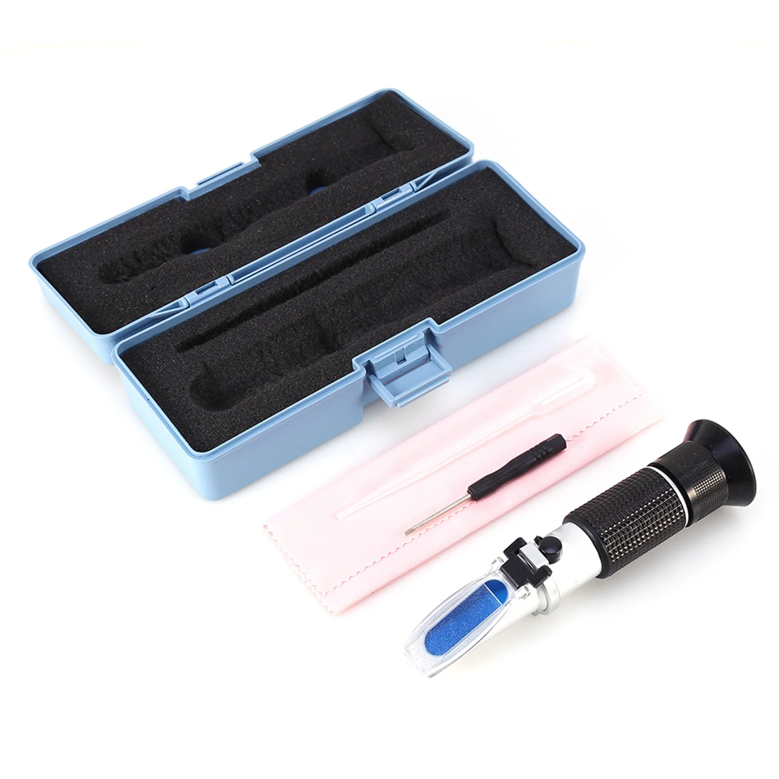 Glycol Refractometer Auto Antivries Batterijzuur Motorkoelvloeistof Tester Gereedschap RHA-503ATC Antivries Refractometer