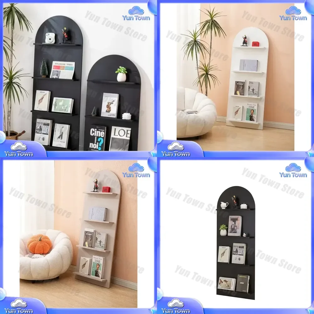 Floor-to-Ceiling Bookshelf Newspaper Shelf for Home Office Living Room Hot Sale