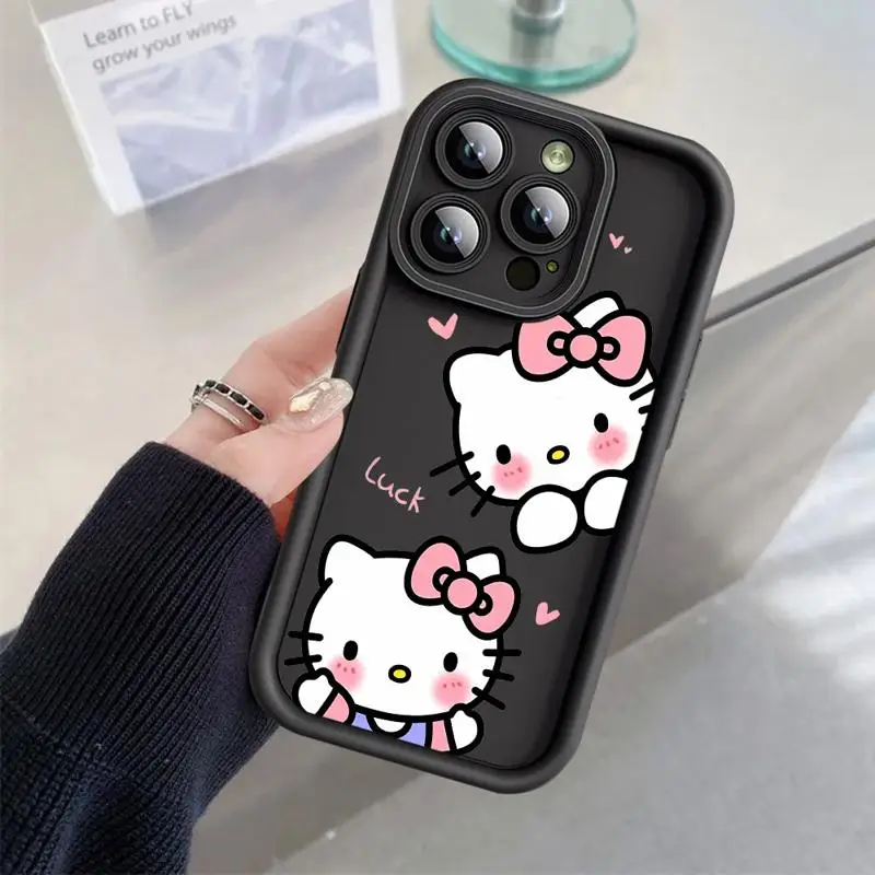 Hello-Kitty Case for Xiaomi Redmi 12C 13C 12 A2 A1 Plus A3 13 4G Poco X3 Pro C51 C50 C61 Shockproof Soft Cover