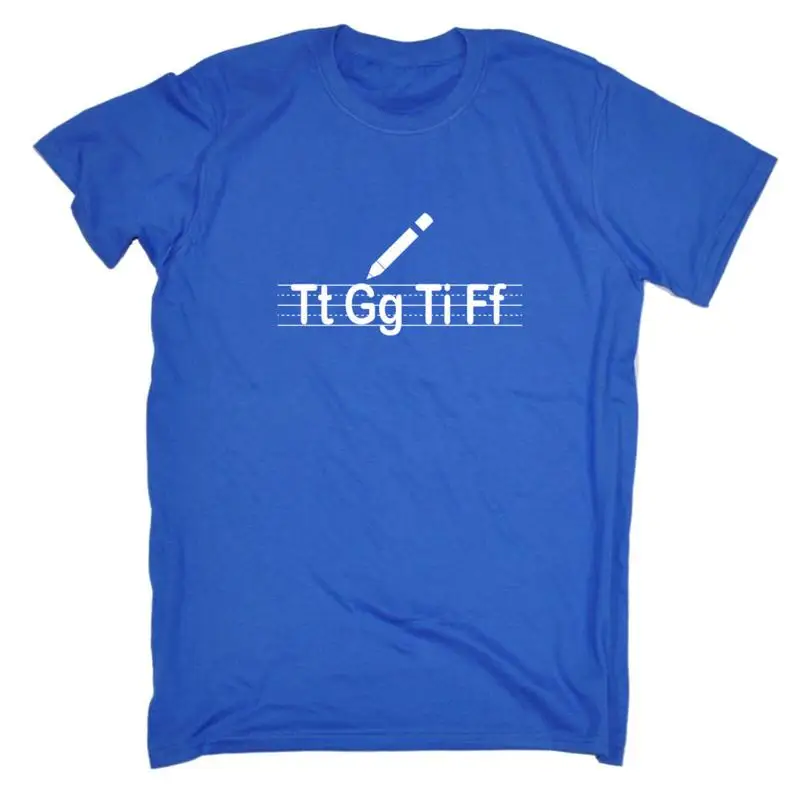

Tt Gg Ti Ff Teacher Teaching School Mens Funny Novelty T Shirt