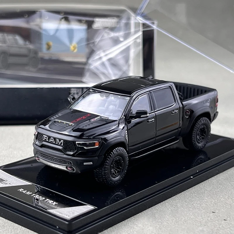 

Shadow Pro 1:64 RAM 1500 TRX легкосплавный автомобиль, литье под давлением и игрушечный транспорт, модель автомобиля, миниатюрная масштабная модель автомобиля, игрушки для детей