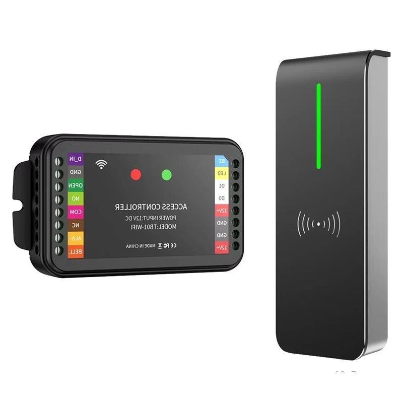 IP67 Waterproof Wiegand 26/34 Output RFID Card Reader 125Khz+ 13.56Mhz Proximity Access Control Slave Reader D0 D1 AN90R+