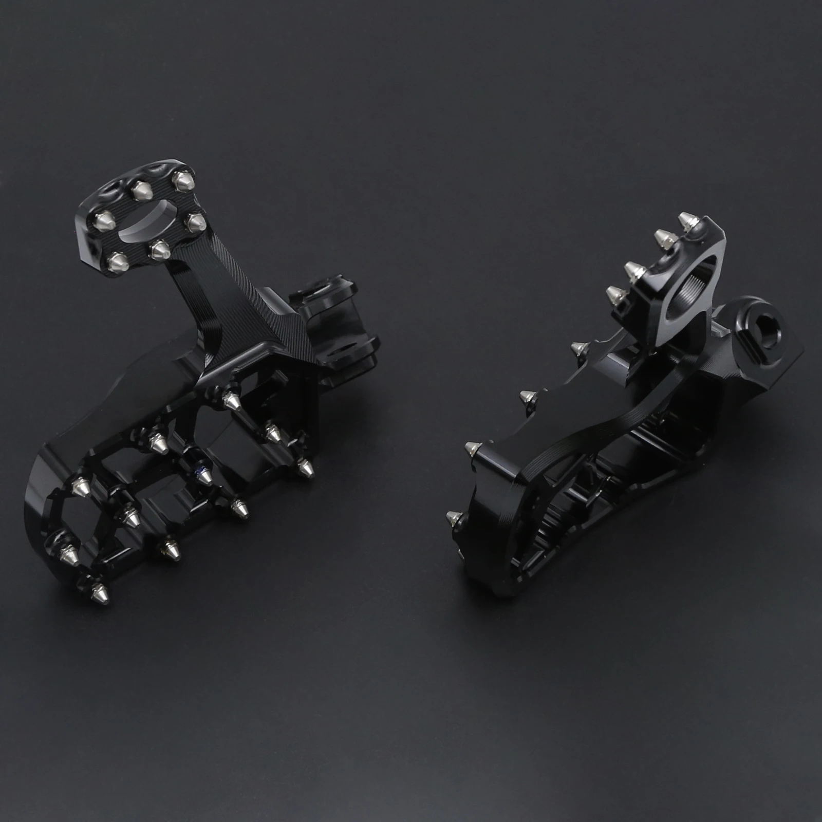 FXCNC Aluminum Extender Wide Fat Footrest Footpeg Foot Pegs Pedal For KTM 200-530XC-W/XCF-W 2006-2016 FREERIDE250F 2018-2019