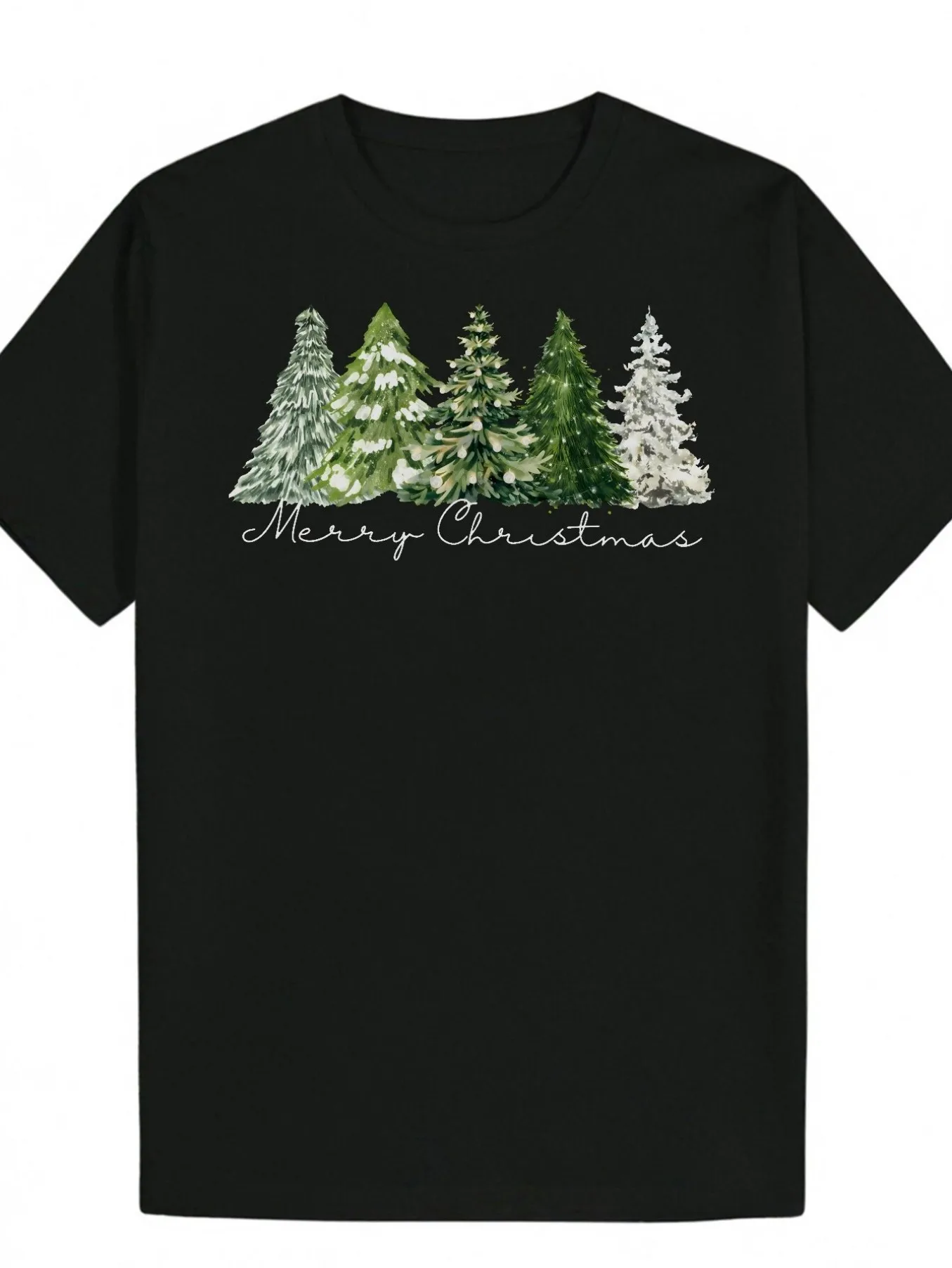 

Top Pick Local Five Christmas Trees Snowflake Fashion Pattern Tee