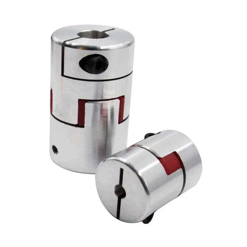 4pc 8/10/12/12.7/14/16/20/28mm CNC Motor Red Star BF Jaw Spider Plum Shaft Coupler Flexible Coupling D65 L90 Inner 8mm To 38mm