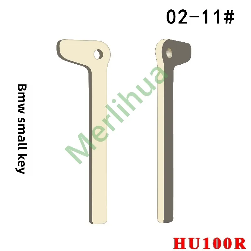 FOR BMW HU100R-G Smart Card Mechanical Small Key Sub-Key Emergency Spare Blade Replacement