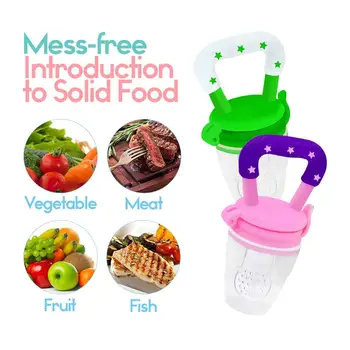 Silicone Mesh Feeding Spoon 1