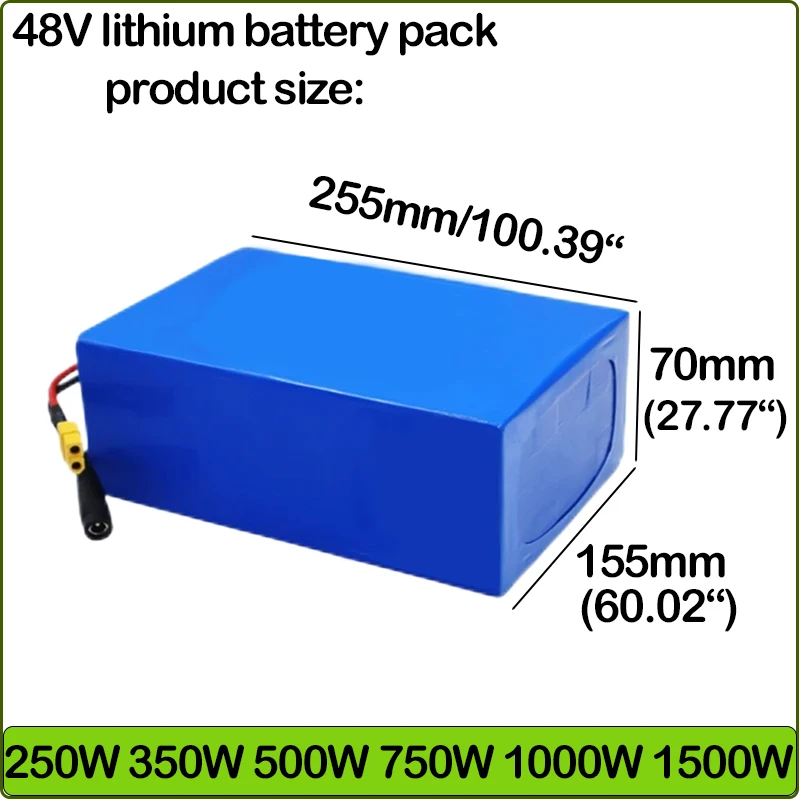 

Elektrische Fiets 48V 50ah 1000W ebike Lithium Batterij Krachtige 48V 20ah 25ah 30ah 35ah 40ah ebike Bafang 350W 500W 750W 1500W