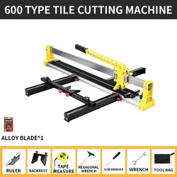 Aluminum-magnesium alloy light ceramic tile tile tile push knife 1.5-600MM laser floor tile cutting machine precision