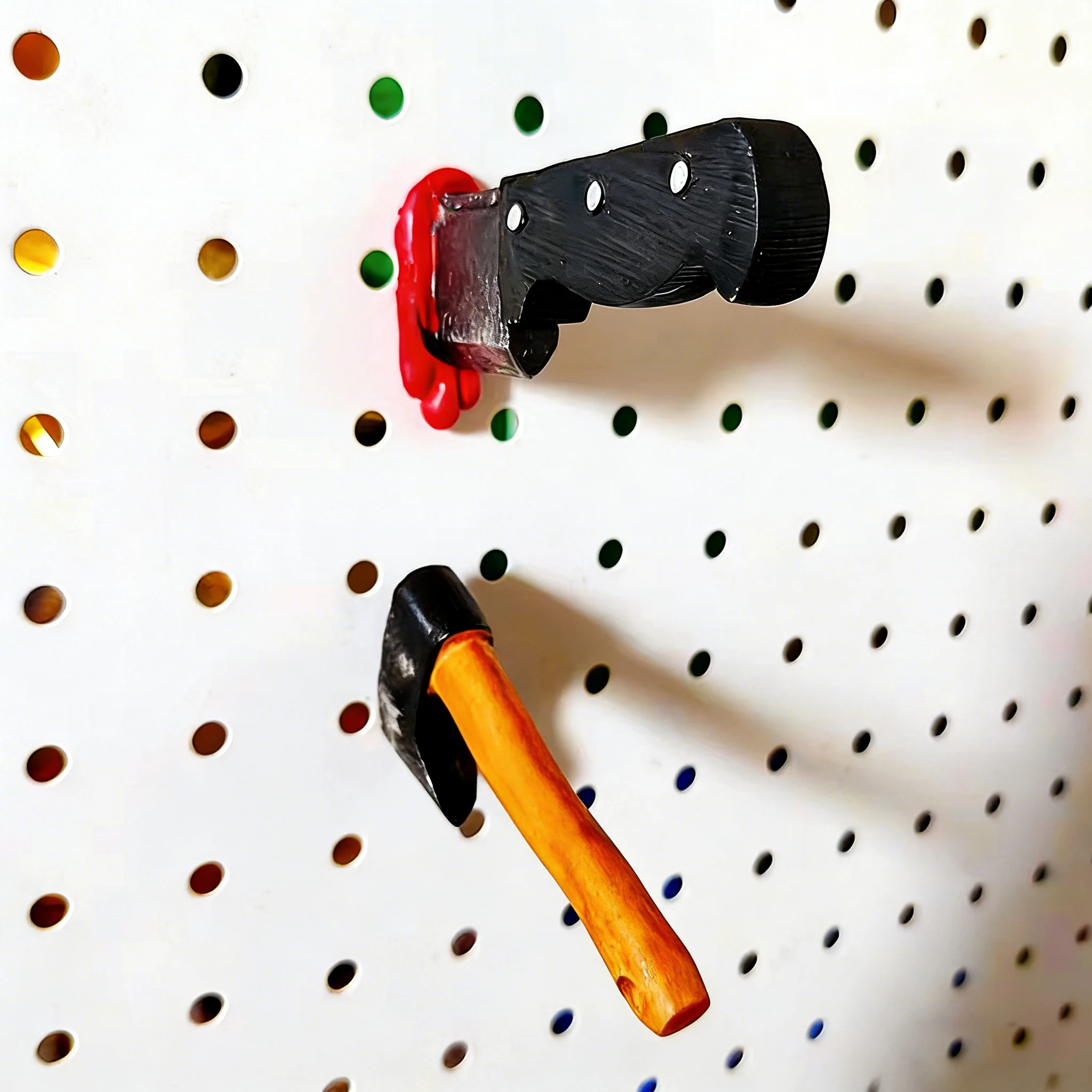 3D Funny Knife & Axe Magnets | Realistic-Looking Magnetic Stickers for Fridge, Whiteboard & Office Cabinets view 5