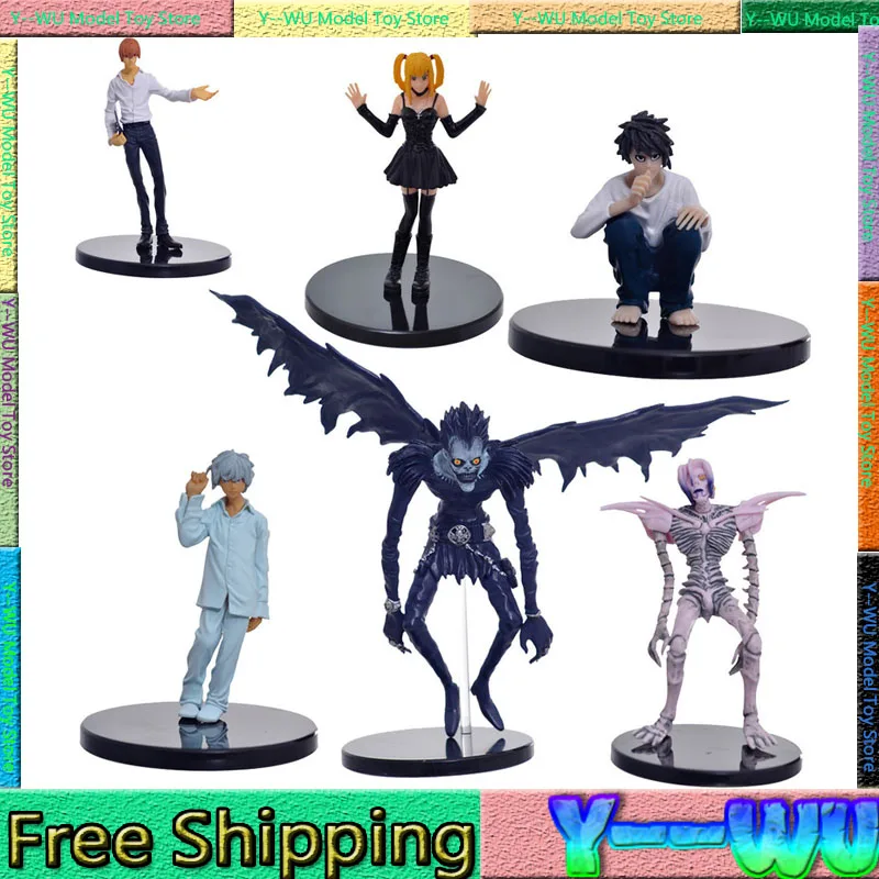 Death Note Misa Anime Figures Statue Ryuk Figure Rem Action Figurine Movie Home Collection Model For Childrens Christmas Gifts