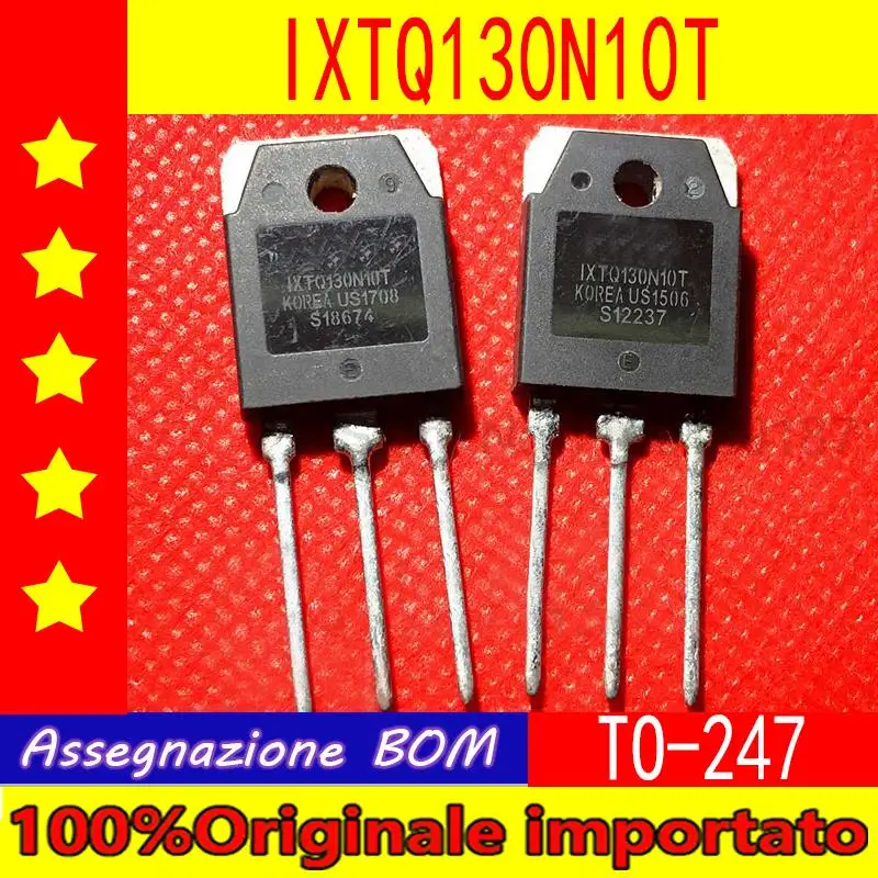 10pcs/lot  IXTQ130N10T  IXTQ130N1OT  IXTQ13ON1OT  TO-247 field effect transistor 130A100V