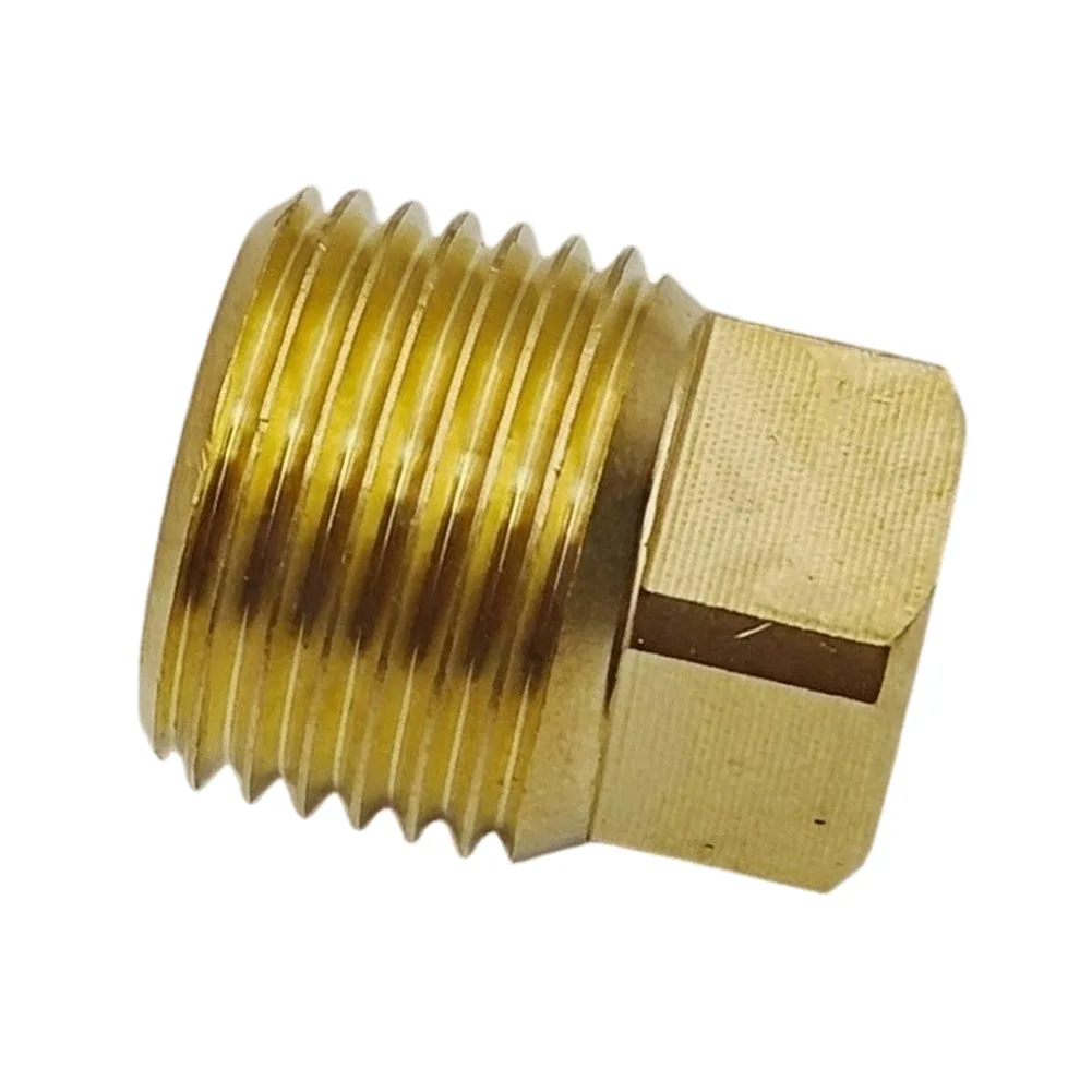 2 Pack Brass Hull Drain 3/4 Inch Taper Thread Salt Water Resistant Leak Scupper Stopper For Boat Marine Vessel