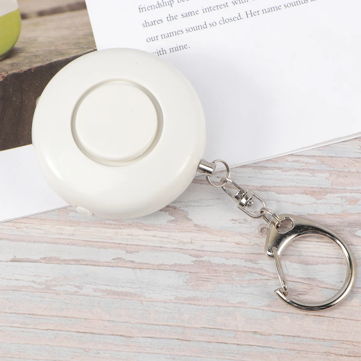 إنذار شخصي سلسلة المفاتيح في حالات الطوارئ بصوت عال 125Db سلامة الذعر الأمن مستشعر صغير مضاد للهجوم أسود للمشي في الهواء الطلق #3