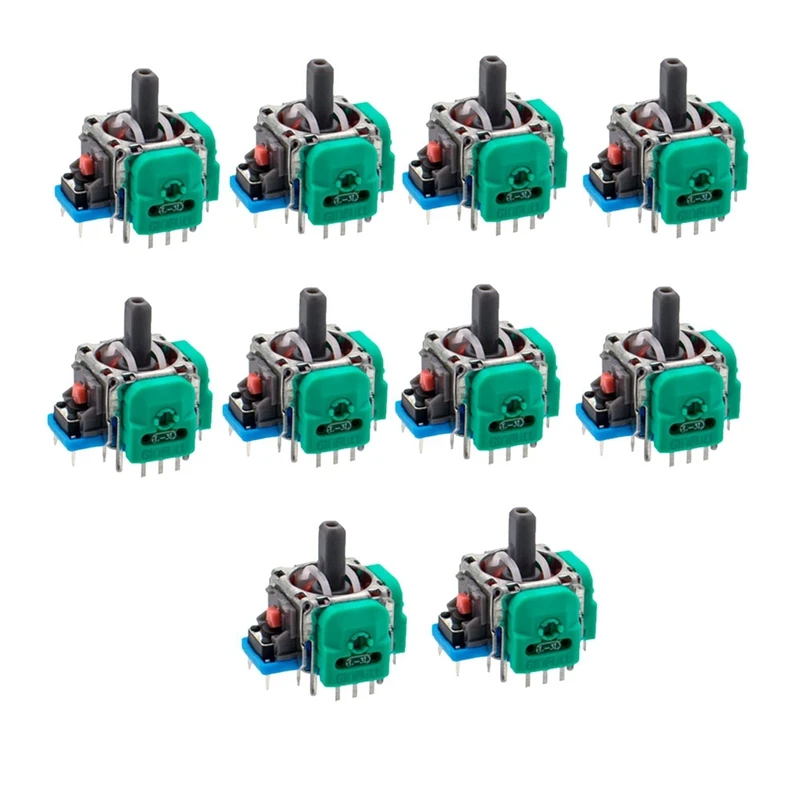 

10Pcs For PS5 Hall Electromagnetic Joystick For PS5 Game Console 3D Hall Joystick Sensor Potentiometer