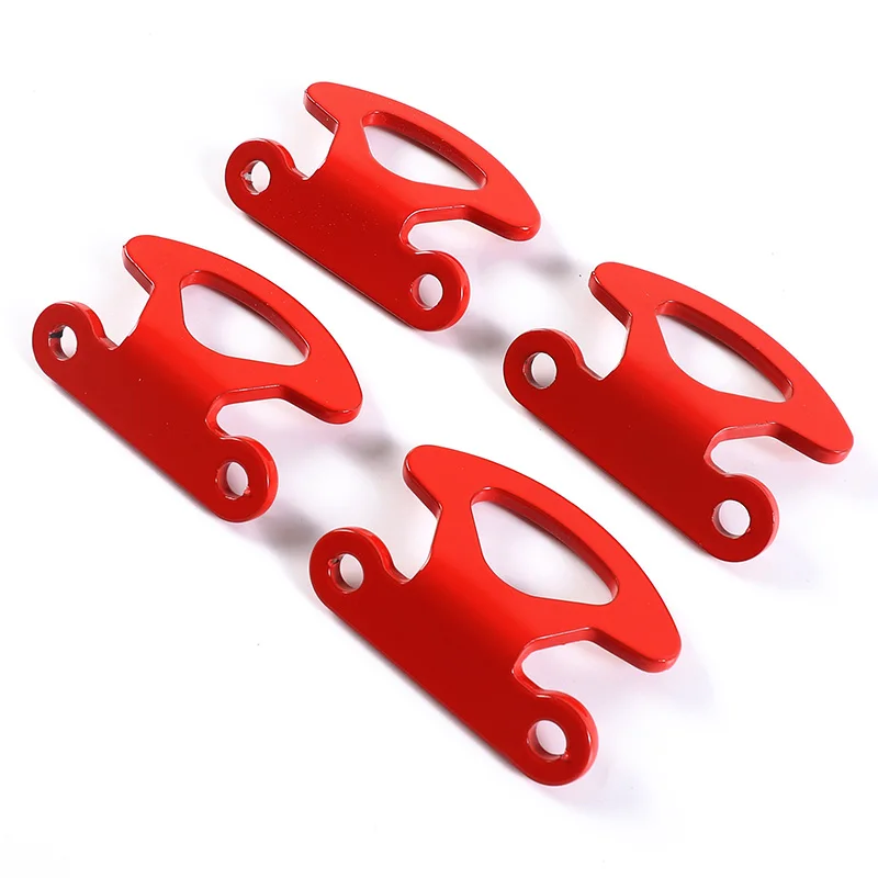 For Ford Maverick 2022-2024 Carbon Steel Red Car Truck Bed Box Inner Tie Down Hooks Anchor Ring Modification Car Accessories