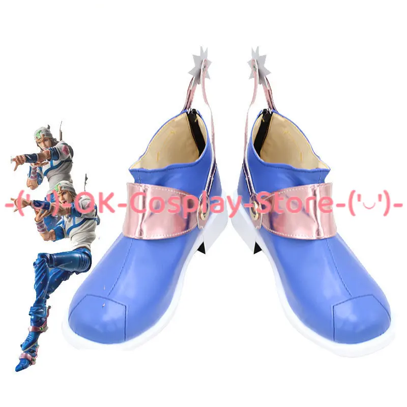 

Johnny Joestar Cosplay Shoes Anime JoJo's Bizarre Adventure Joe Kid Cosplay Prop Halloween Carnival Boots PU Shoes Custom Made