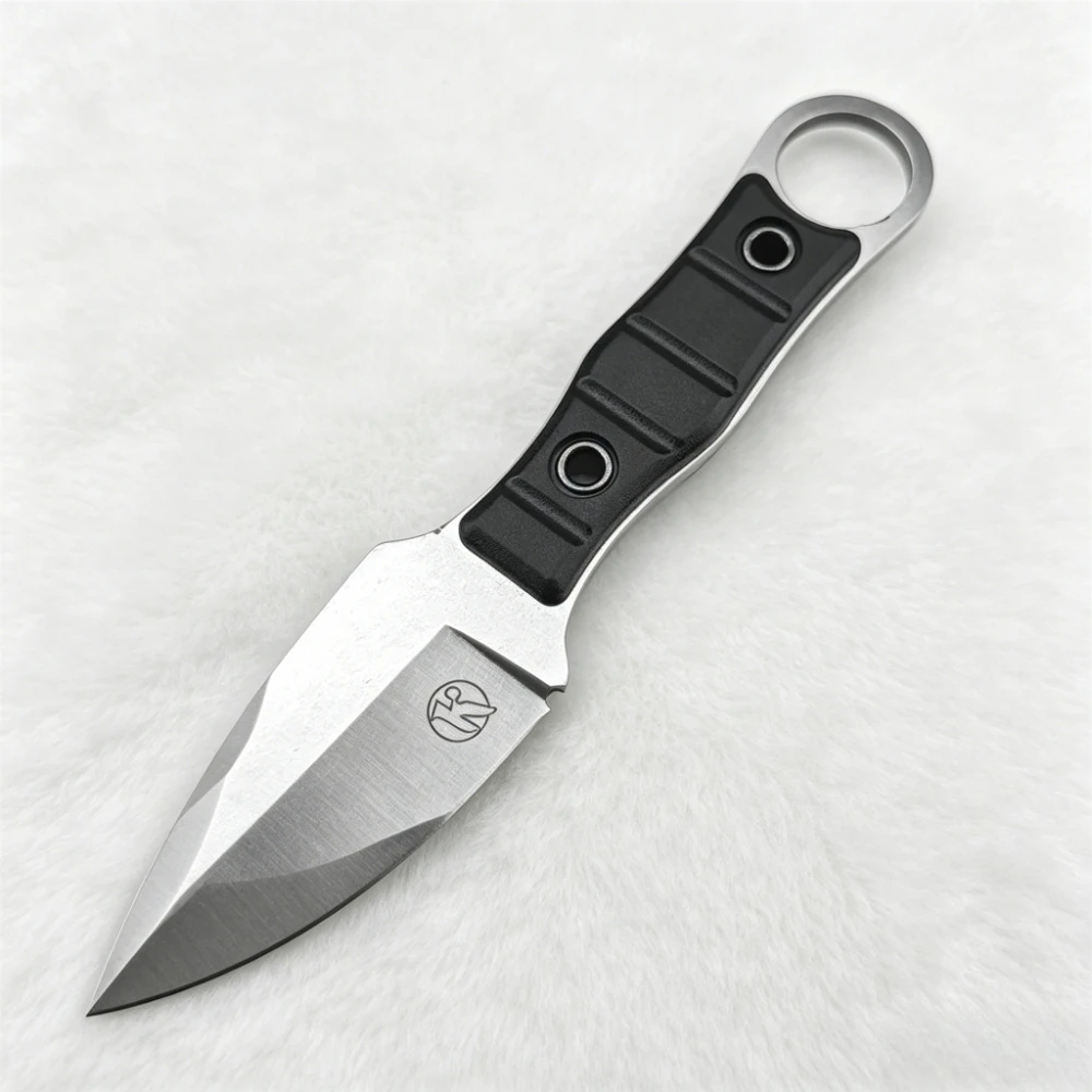 TOP Kizlyar Fixed Blade Knife 440C Nylon Fiber Handle Multifunctional EDC Tool for Outdoor Camping Fishing Hiking Knives