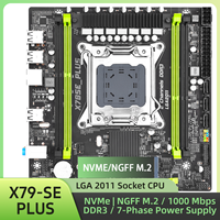 X79 Motherboard LGA2011 DDR3 USB2.0 SATA2 PCI-E M.2 SSD NVME/NGFF Support REG ECC memory and Xeon E5 processor