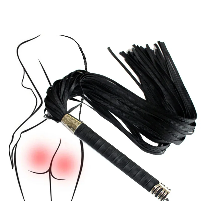 35 Inches Bdsm Fetish Flirting Sex Long Rubber Whip Flogger Ass Spanking Paddle Bondage Slave Adult Games For Couples