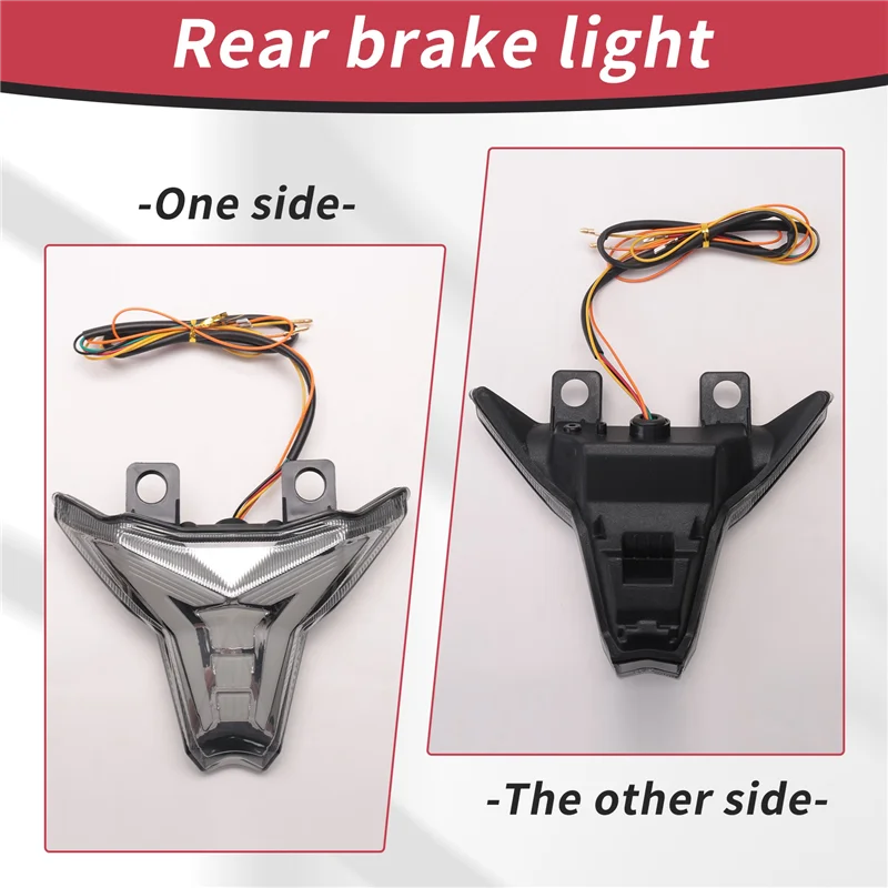 

WO-Motorcycle Tail Light LED Rear Brake Turn Signals For Kawasaki Z250 Z400 Z1000 Ninja ZX-10R ZX-6R 2014-2025