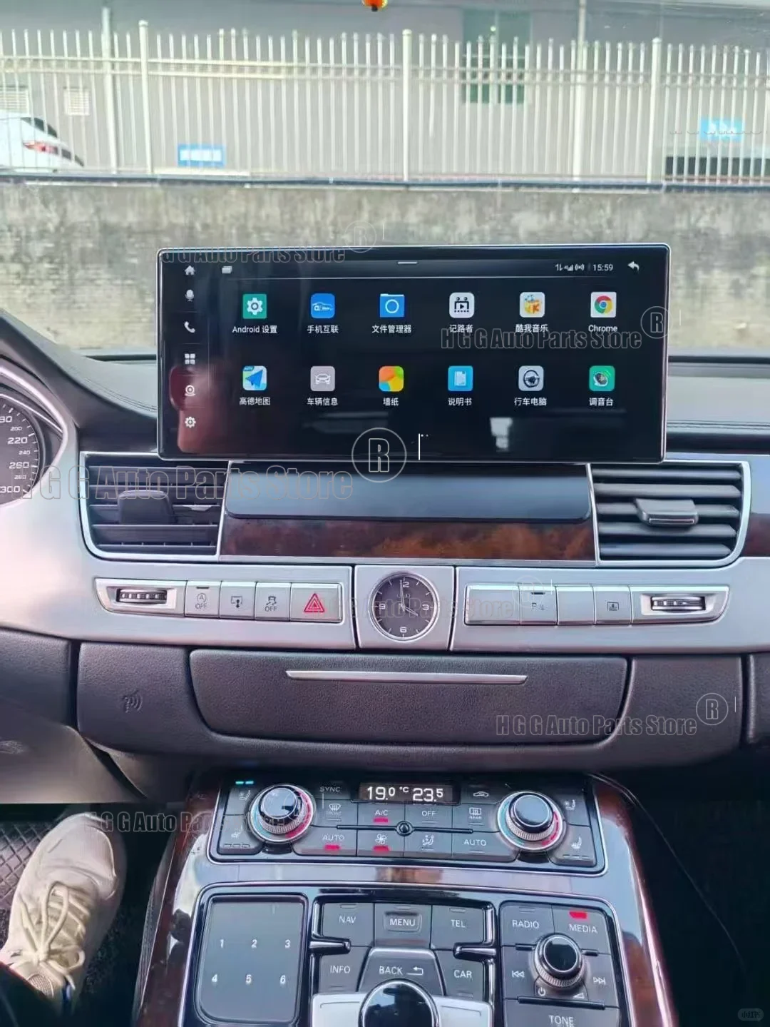 12.3inch For Audi A8 S8 D4 2011-2017 Blu-ray Touch screen Upgrade Android auto Wireless CarPlay GPS Navigation Multimedia Player